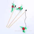 Newstyle wooden pole cat stick Christmas cat teaser
